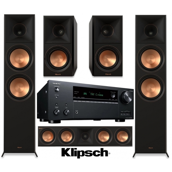 TX-NR7100 + Klipsch RP-8000F II 5.0 Házimozi szett, fekete