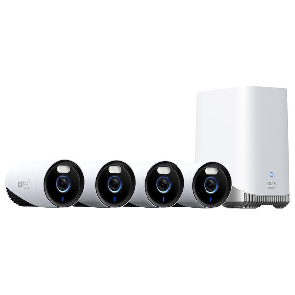 EufyCam E330 Biztonsági Kamera Rendszer (4+1) 4K HomeBase 3 vezérlővel (E8600323)