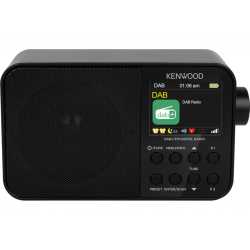 CR-M30DAB-B bluetooth hangszóró rádióval, fekete