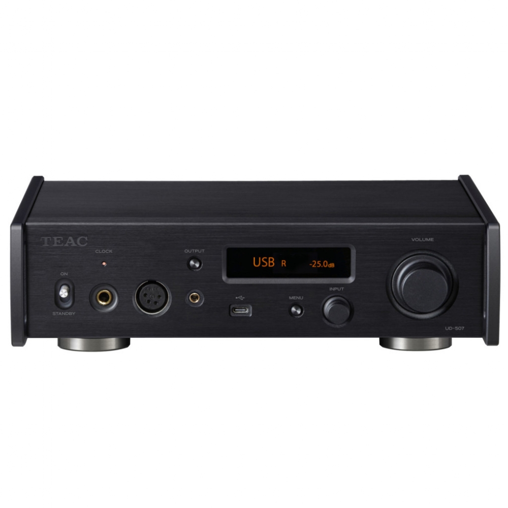 UD-507-X USB DAC, előerősítő és fejhallgató erősítő, fekete