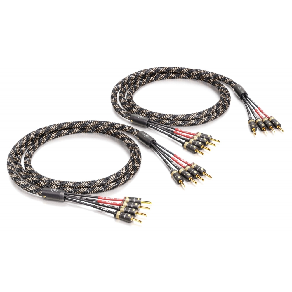 SC-4 Bi-Amp T8 Szerelt hangfalkábel (2x4 m) - Cobra