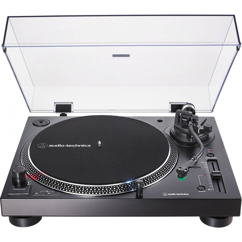 AT-LP120X USB direkt hajtású lemezjátszó, fekete