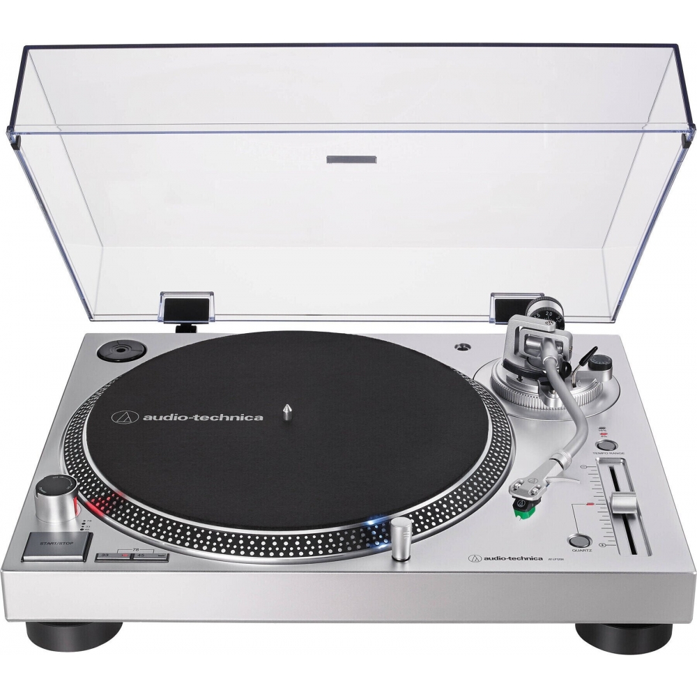 AT-LP120X USB direkt hajtású lemezjátszó, ezüst