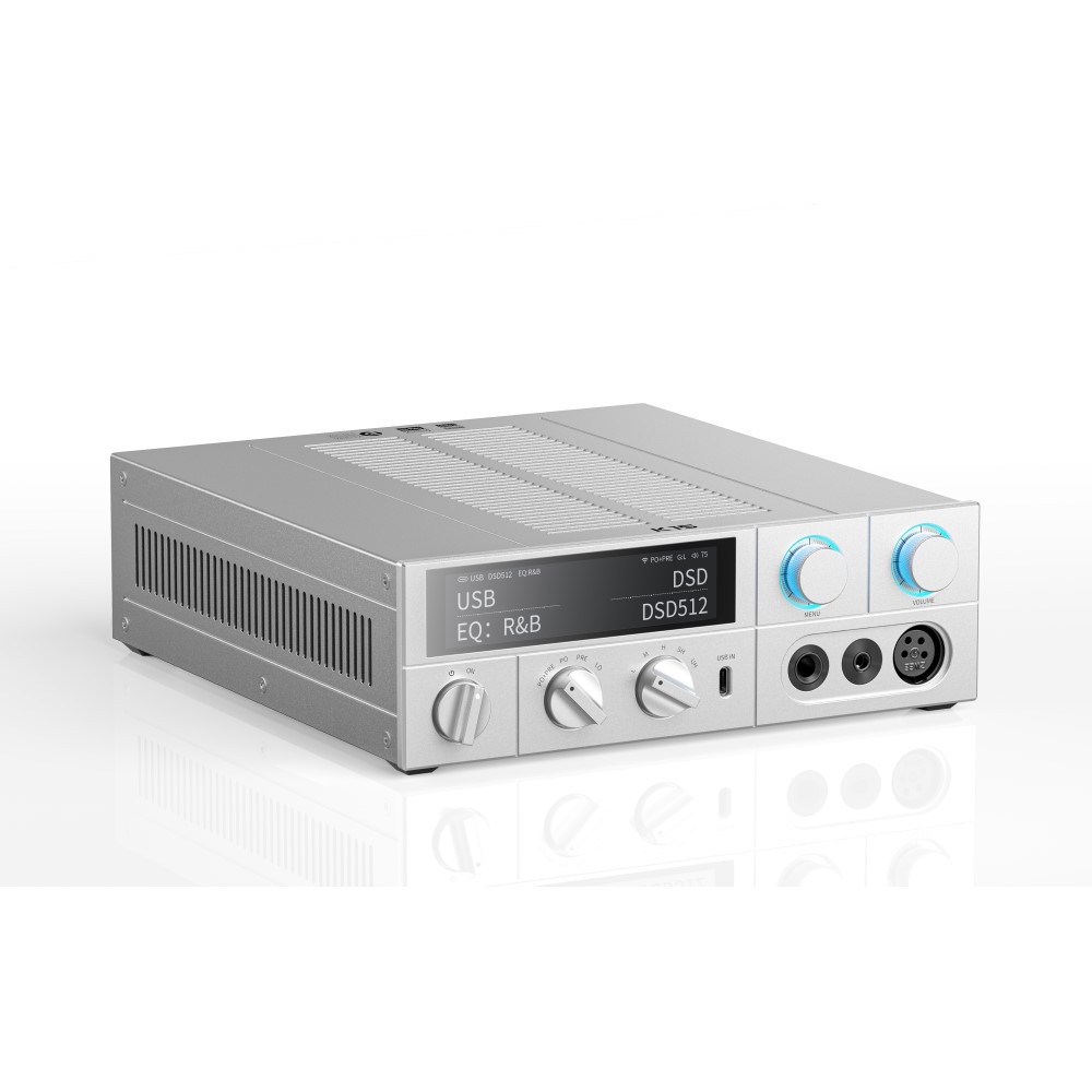 K15 asztali DAC+AMP, ezüst