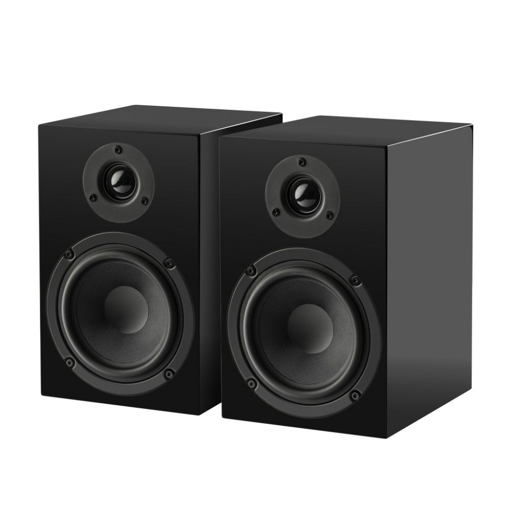 Speaker Box 5 E Állványos hangsugárzó pár, fényes fekete