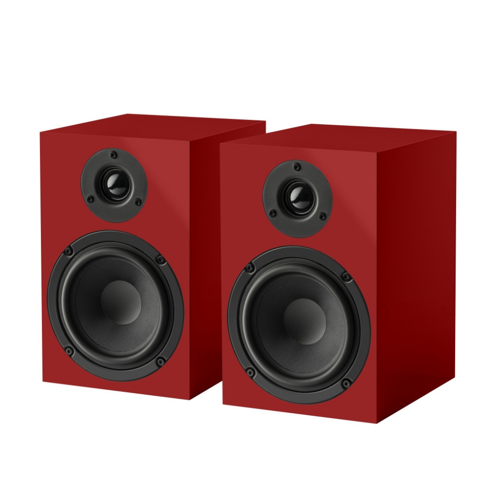 Speaker Box 5 E Állványos hangsugárzó pár, fényes vörös