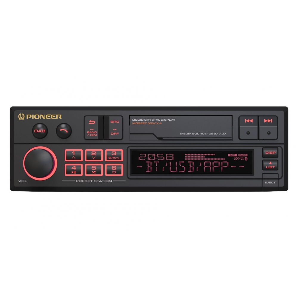 SXT-C10PS DAB+/Bluetooth/USB/AUX RETRO autóhifi fejegység (SXT-C10PS)