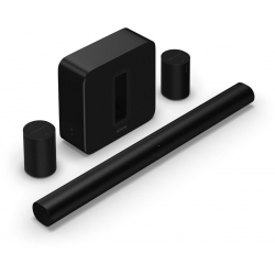 Arc Ultra fekete + Sonos Sub 4 + 2x Sonos Era 100 Házimozi rendszer
