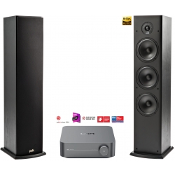 Amp hálózatos erősítő + Polk Audio T50 Álló hangsugárzó pár