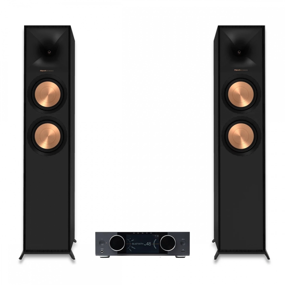 MUSE Y-40 + KLIPSCH R-600F sztereó szett, fekete Digitalszalon.hu