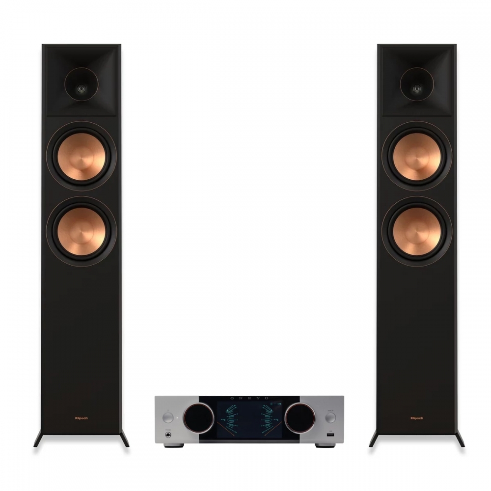 MUSE Y-50 + KLIPSCH RP-6000F II sztereó szett, ezüst Digitalszalon.hu