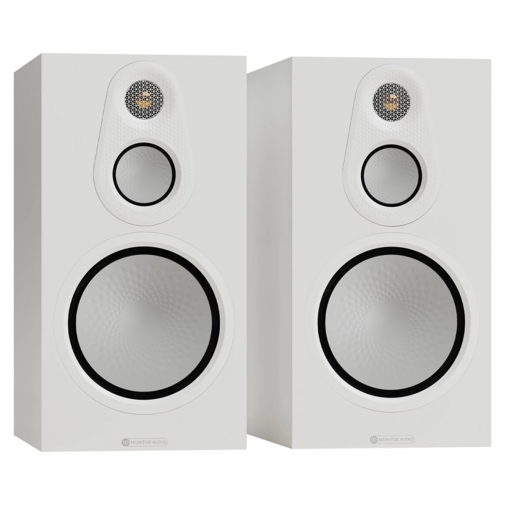 SILVER 100 8G háromutas Hi-Fi polcsugárzó pár, szaténfehér