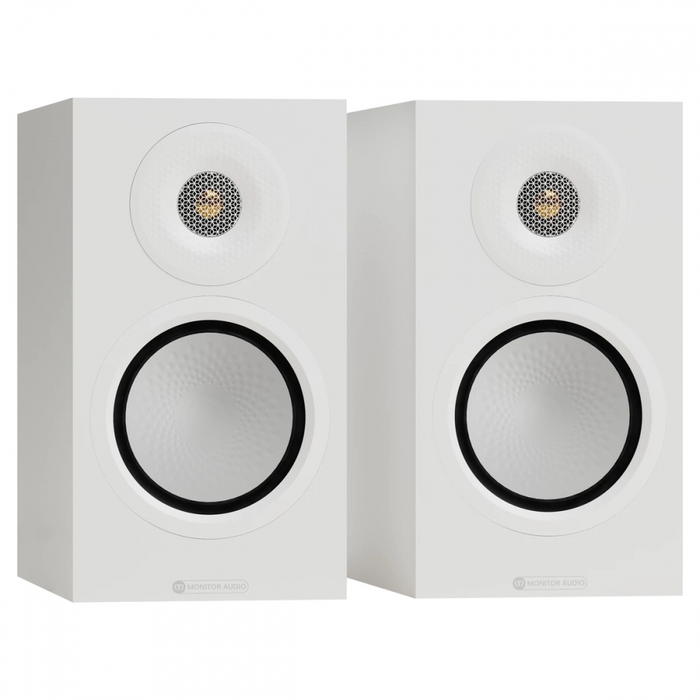 SILVER 50 8G kétutas Hi-Fi polcsugárzó pár, szaténfehér