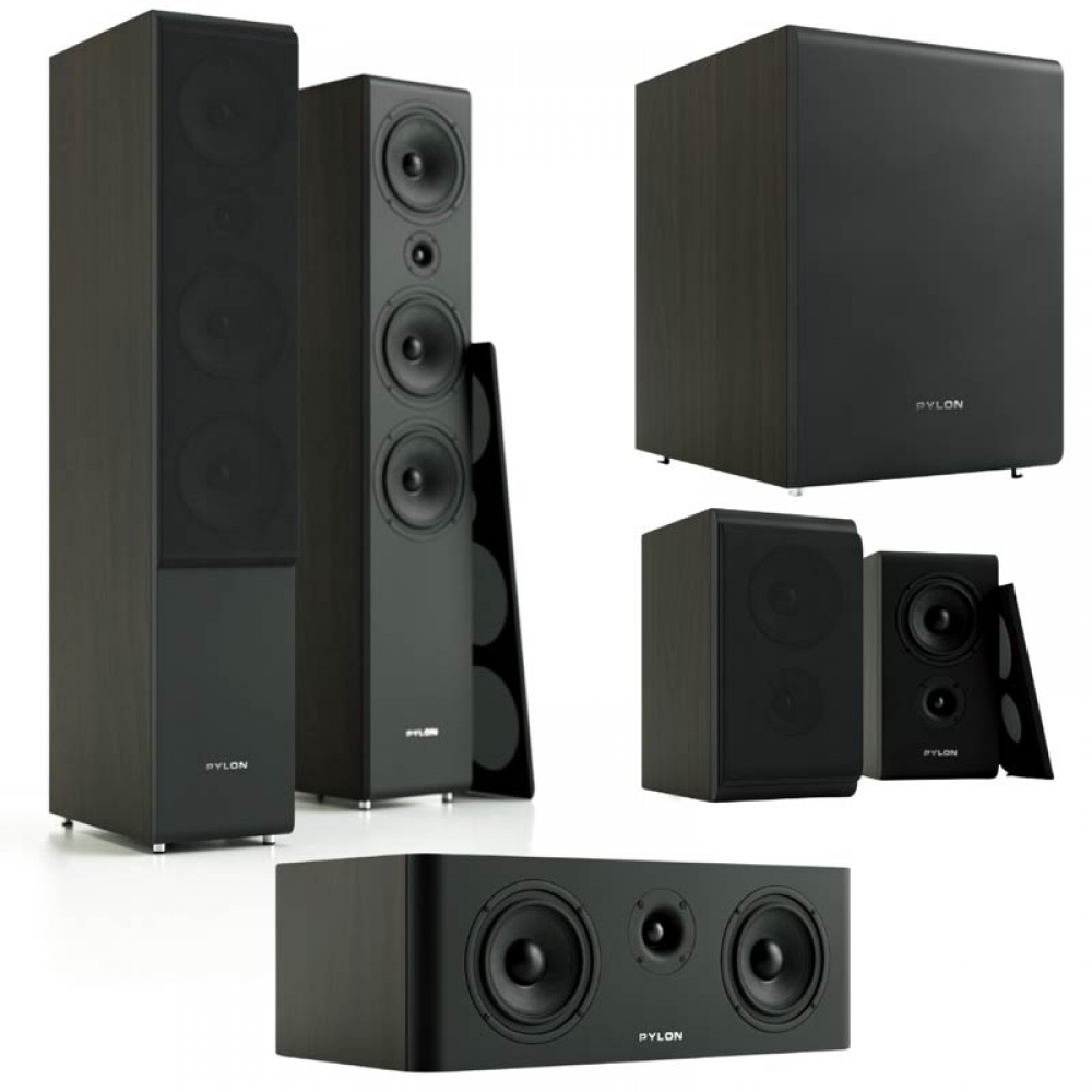 Opal 30 + Opal Sat + Opal Center + Opal Sub 5.1 házimozi hangfalszett, feket