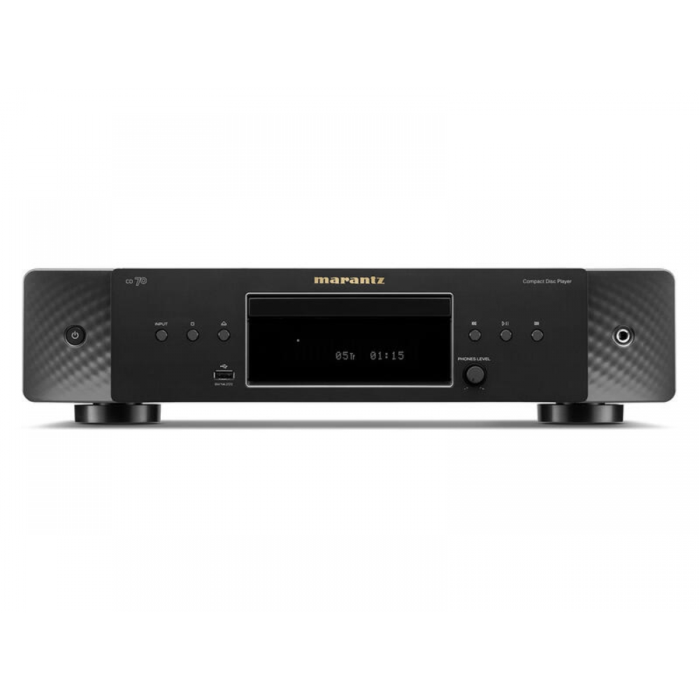 CD 70 CD-lejátszó beépített DAC-kal és USB lejátszással, fekete