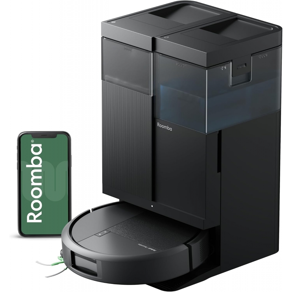 Roomba Plus 515 Combo + AutoWash dock, fekete