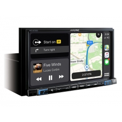 INE-W720DC 2 DIN Fejegység, navigáció, Apple Carplay