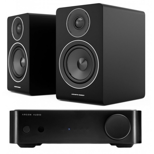 SA1 + Acoustic Energy AE100 MKII Sztereó szett, fekete